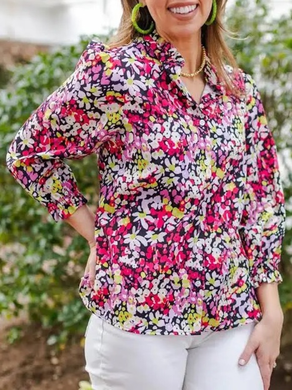 Michelle McDowell Secret Garden Pink Ashton Top